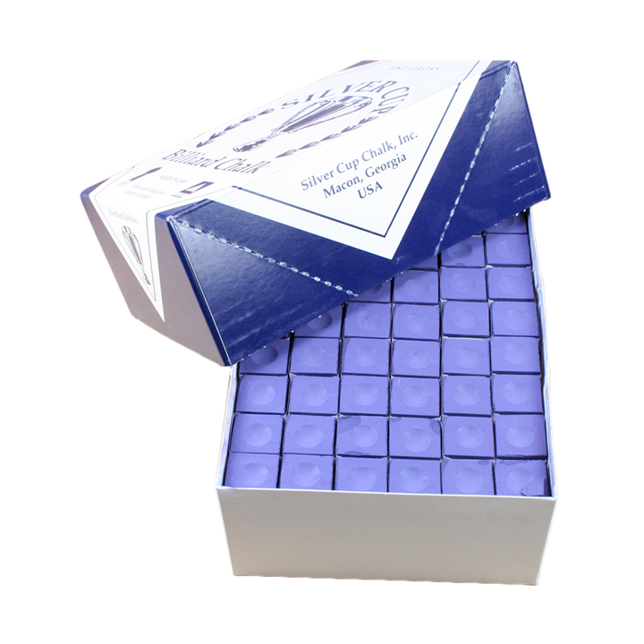 Purple Silver Cup Chalk Box of 144pcs